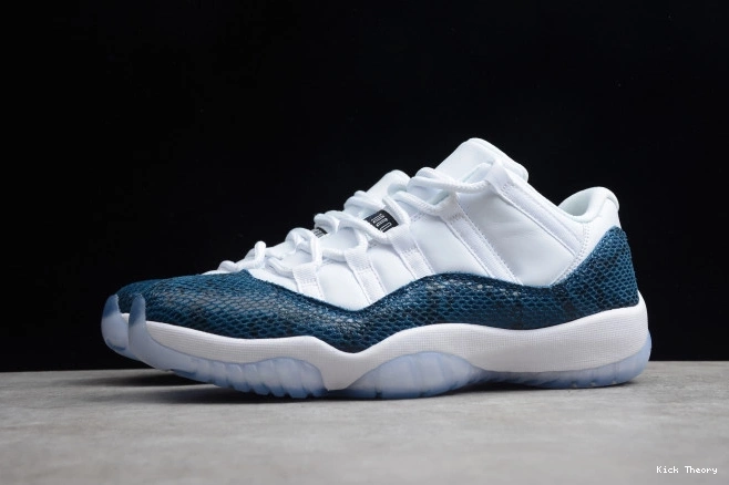 Kick Theory Air Blue CD6846-102 Jordan 11 Navy Snakeskin Low 0808